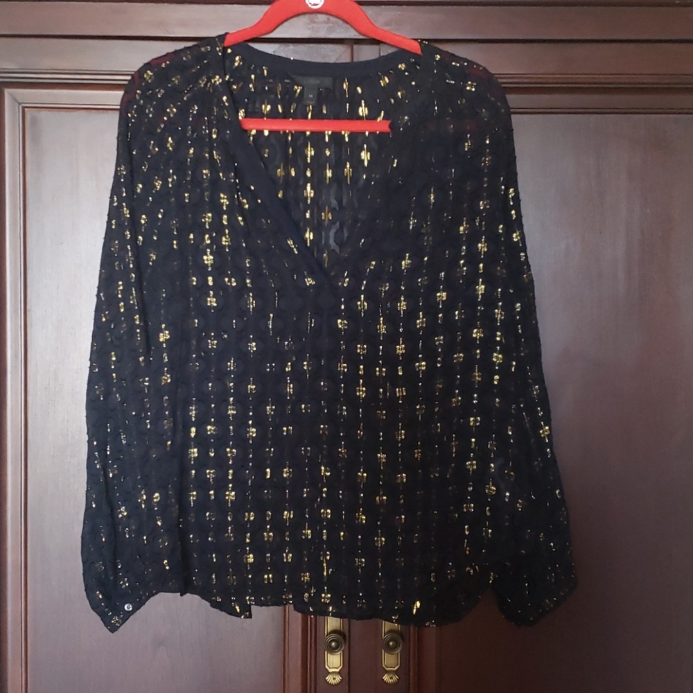J.Crew Appliqué Blouse